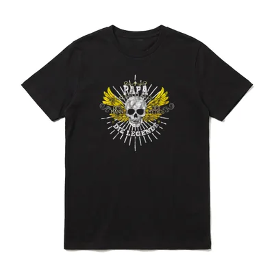 Papa Der Mann T-Shirt – Klassisches T-Shirt in Schwarz