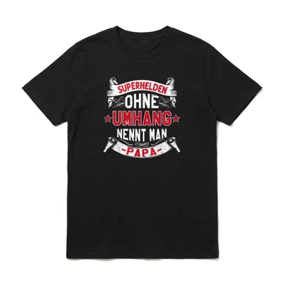 Superhelden Ohne Umhang Nennt T-Shirt – Klassisches T-Shirt in Schwarz