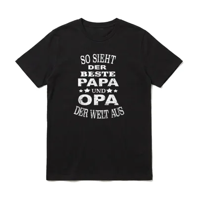 So Sieht Der Beste T-Shirt – Klassisches T-Shirt in Schwarz