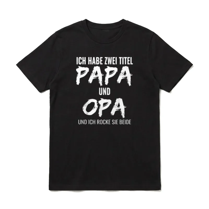 Ich Habe Zwei Titel T-Shirt – Klassisches T-Shirt in Schwarz
