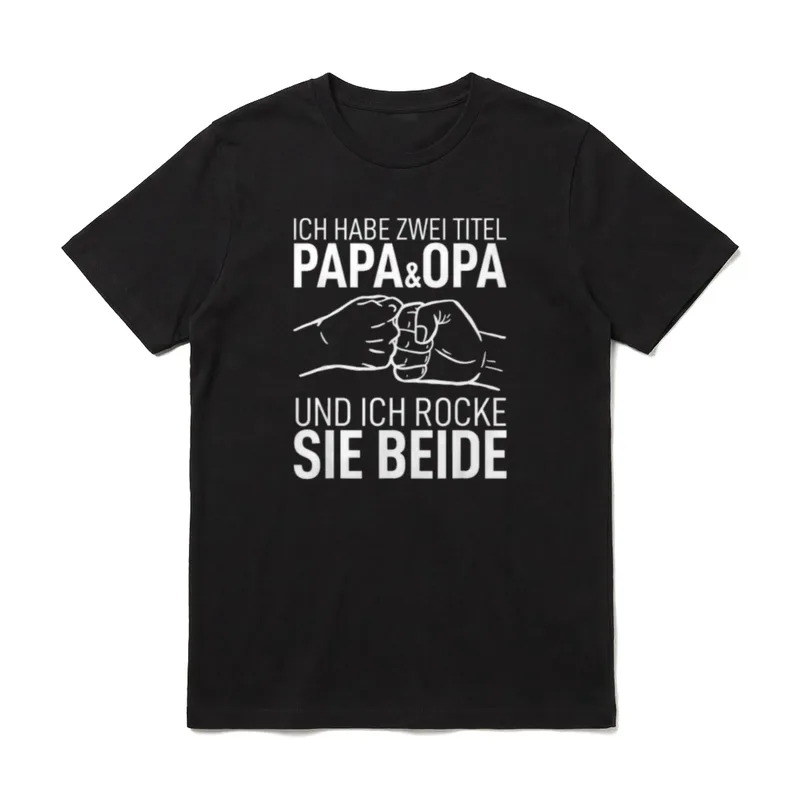Vatertag Vater Dad Ich T-Shirt – Klassisches T-Shirt in Schwarz