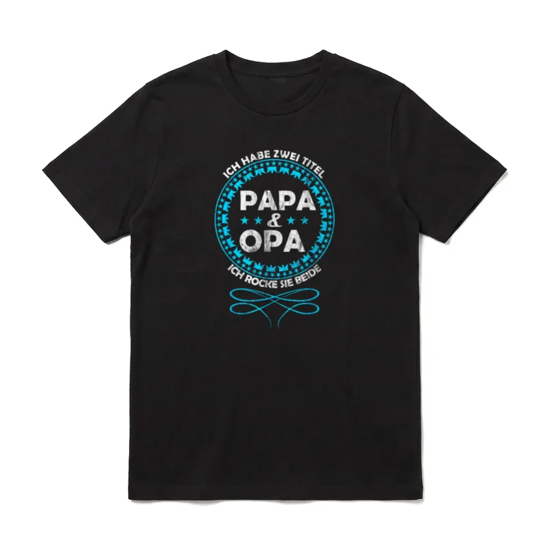 Ich Habe Zwei Titel T-Shirt – Klassisches T-Shirt in Schwarz