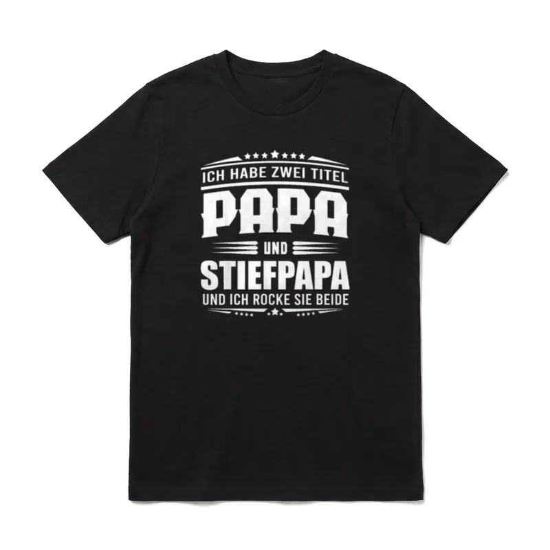 Ich Habe Zwei Titel T-Shirt – Klassisches T-Shirt in Schwarz