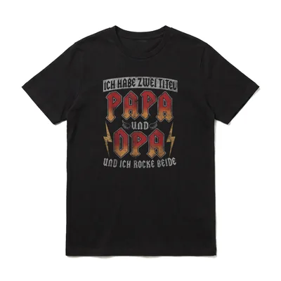 Vintage Großvater Spruch Ich T-Shirt – Klassisches T-Shirt in Schwarz