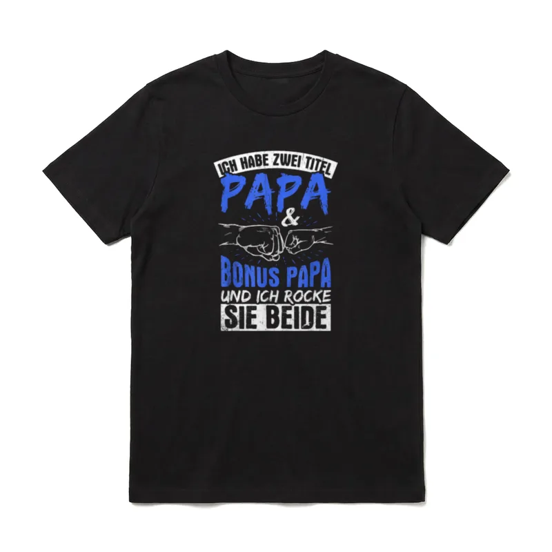 Ich Habe Zwei Titel T-Shirt – Klassisches T-Shirt in Schwarz