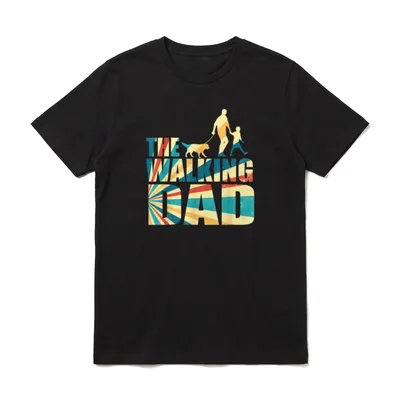 Walking Dad Hund Kind T-Shirt – Klassisches T-Shirt in Schwarz