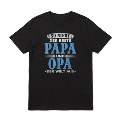 So Sieht Der Beste Papa T-Shirt – Klassisches T-Shirt in Schwarz