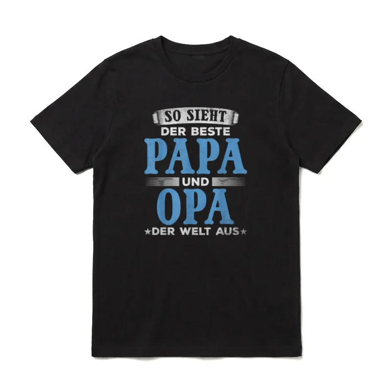 So Sieht Der Beste Papa T-Shirt – Klassisches T-Shirt in Schwarz