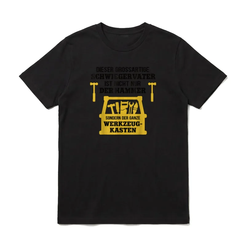Bester Schwiegervater Schwiegerpapa Vater T-Shirt – Klassisches T-Shirt in Schwarz