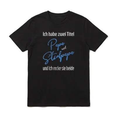 Ich Habe Zwei Titel T-Shirt – Klassisches T-Shirt in Schwarz