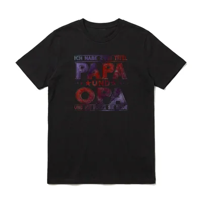 Ich habe zwei Titel T-Shirt – Klassisches T-Shirt in Schwarz