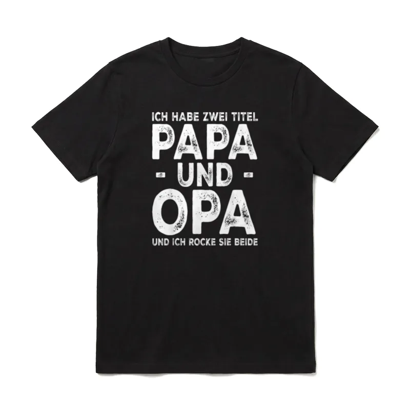 Ich Habe Zwei Titel T-Shirt – Klassisches T-Shirt in Schwarz