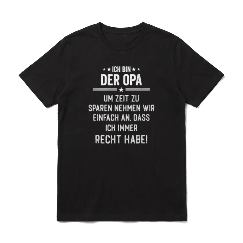 Großeltern Großvater Opa Geschenke T-Shirt – Klassisches T-Shirt in Schwarz