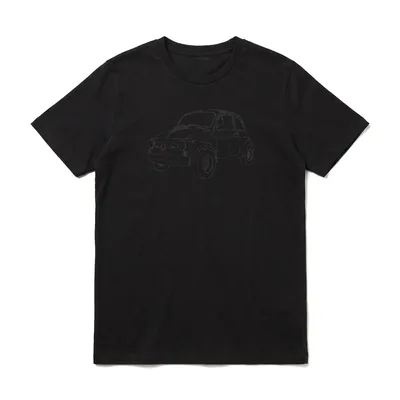 500 Oldtimer Papa Opa T-Shirt – Klassisches T-Shirt in Schwarz
