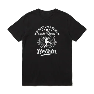 Bosseln Opa Bosselt Grossvater T-Shirt – Klassisches T-Shirt in Schwarz