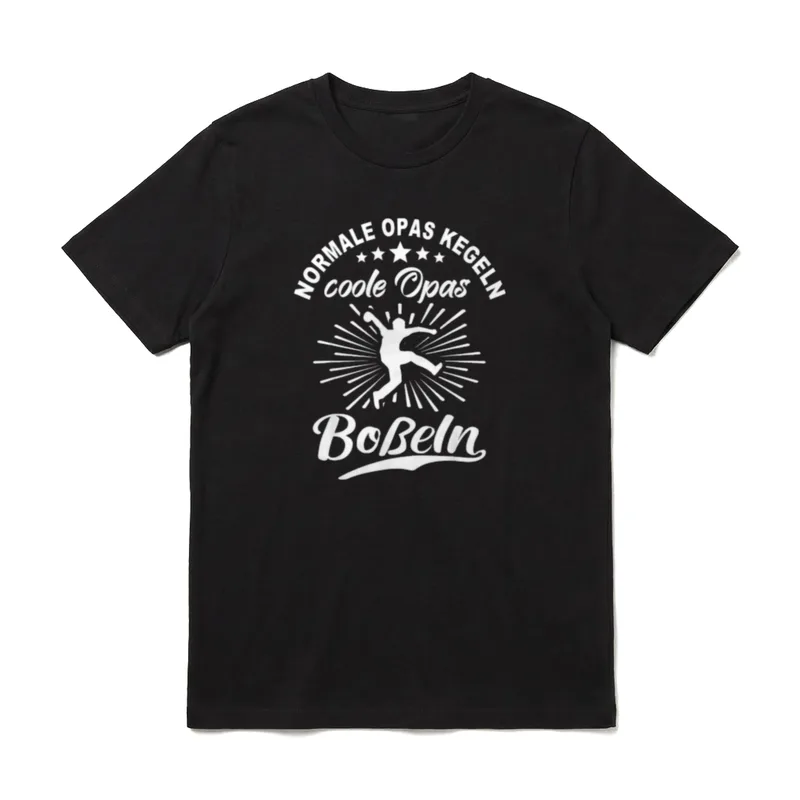 Bosseln Opa Bosselt Grossvater T-Shirt – Klassisches T-Shirt in Schwarz