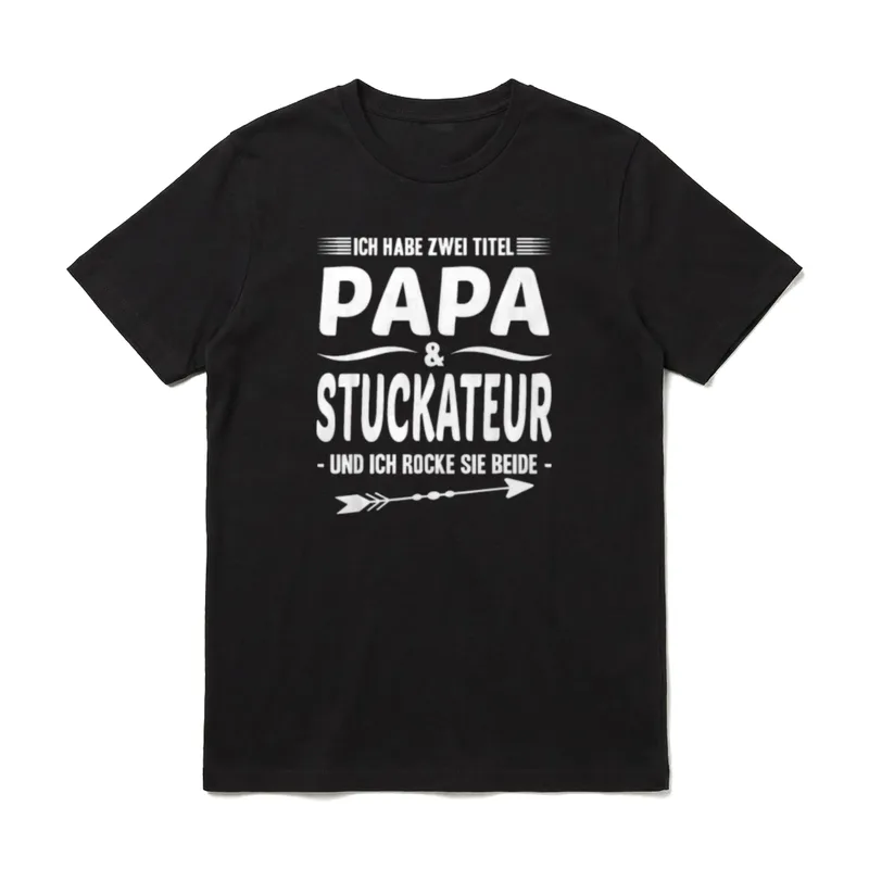 Gipser Verputzer Putzer Zwei T-Shirt – Klassisches T-Shirt in Schwarz
