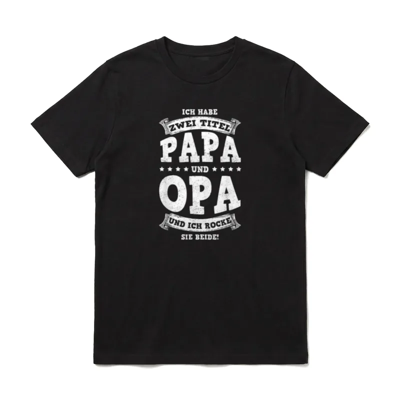 Ich Habe Zwei Titel T-Shirt – Klassisches T-Shirt in Schwarz