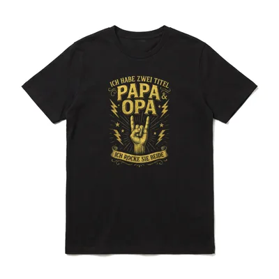 Ich Habe Zwei Titel T-Shirt – Klassisches T-Shirt in Schwarz