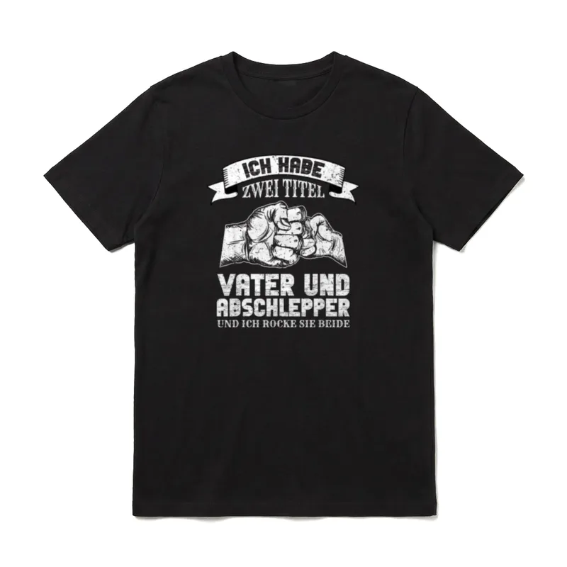 Ich Habe Zwei Titel T-Shirt – Klassisches T-Shirt in Schwarz