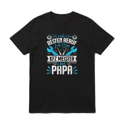 Meistertitel BESTER BERUF KFZ T-Shirt – Klassisches T-Shirt in Schwarz