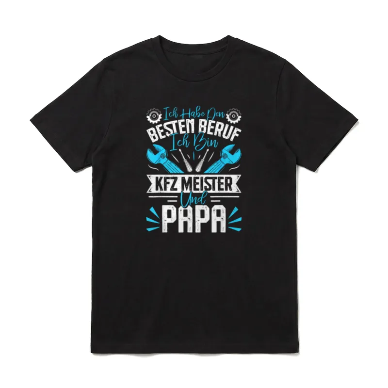 Meistertitel BESTER BERUF KFZ T-Shirt – Klassisches T-Shirt in Schwarz