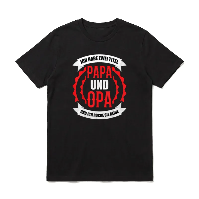 Ich habe zwei Titel T-Shirt – Klassisches T-Shirt in Schwarz