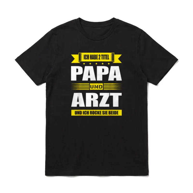 Ich Habe Zwei Titel T-Shirt – Klassisches T-Shirt in Schwarz
