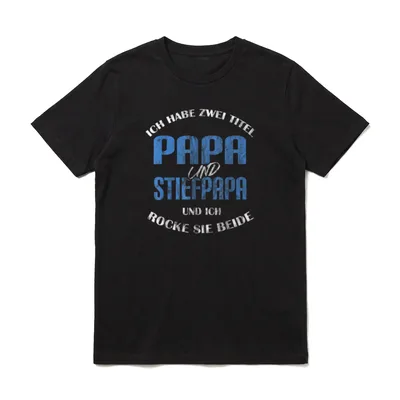 Ich Habe Zwei Titel T-Shirt – Klassisches T-Shirt in Schwarz