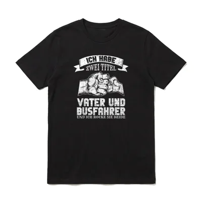 Beruf Busfahrer Ich Habe T-Shirt – Klassisches T-Shirt in Schwarz