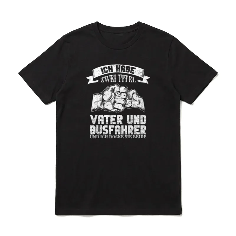 Beruf Busfahrer Ich Habe T-Shirt – Klassisches T-Shirt in Schwarz
