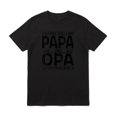 Ich habe zwei Jobs T-Shirt – Klassisches T-Shirt in Schwarz