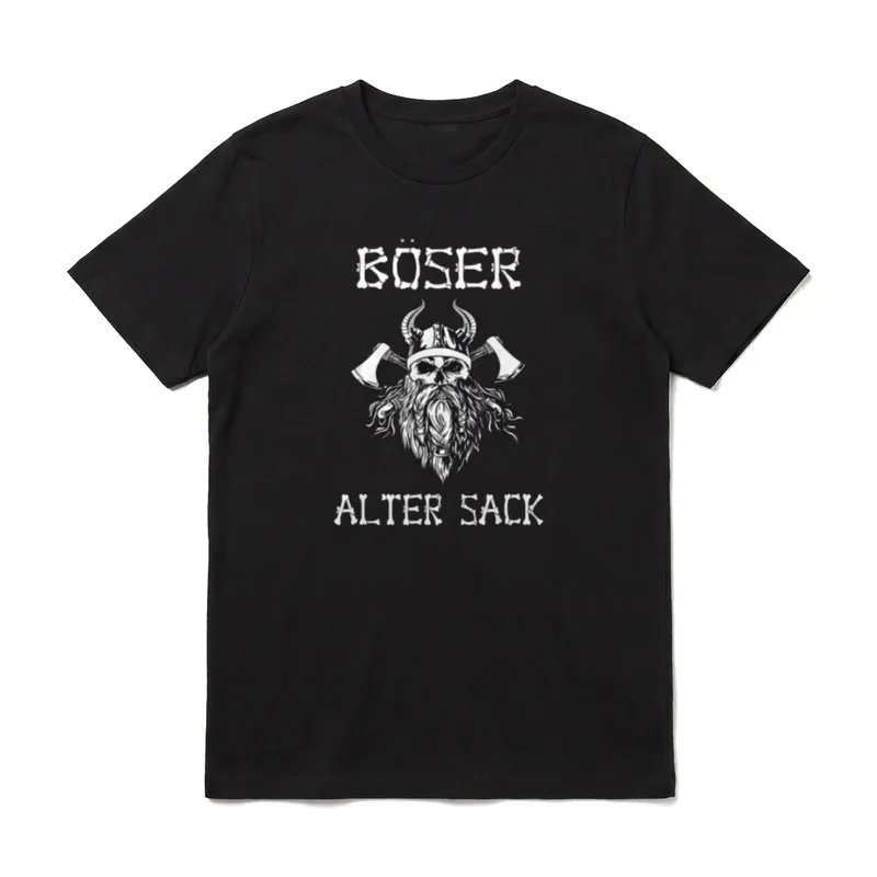 Böser Alter Mann Papa T-Shirt – Klassisches T-Shirt in Schwarz