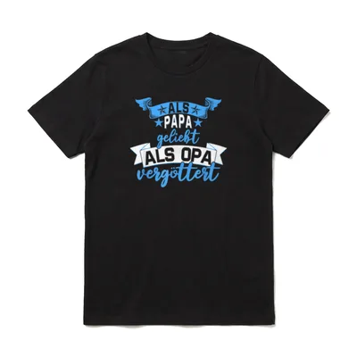 Ich habe zwei Titel T-Shirt – Klassisches T-Shirt in Schwarz