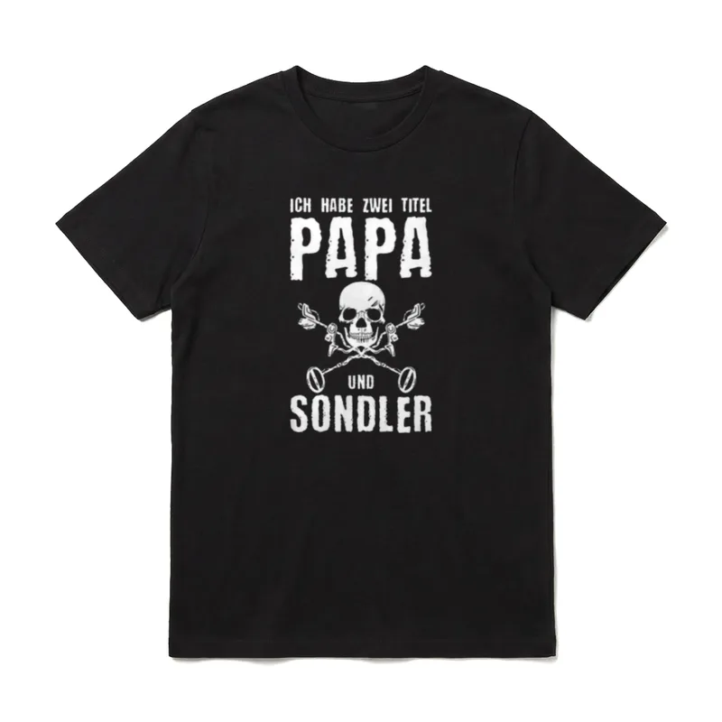 Ich habe Zwei Titel T-Shirt – Klassisches T-Shirt in Schwarz