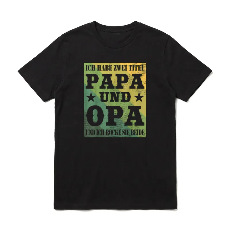 ICH HABE ZWEI TITEL T-Shirt – Klassisches T-Shirt in Schwarz