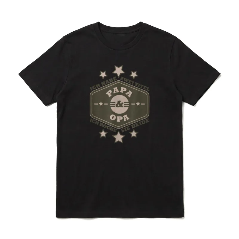 Ich Habe Zwei Titel T-Shirt – Klassisches T-Shirt in Schwarz