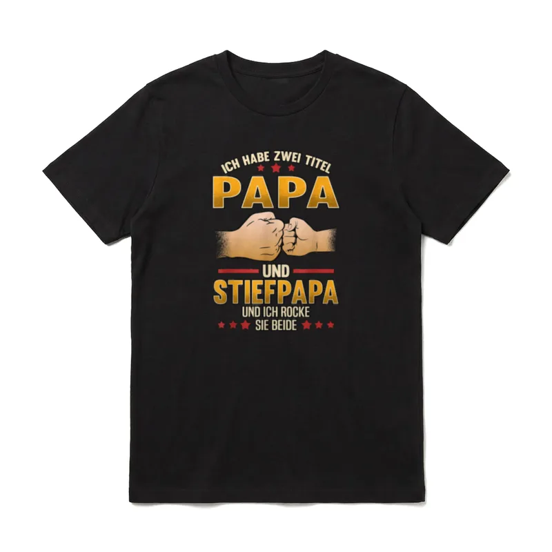 Ich habe zwei Titel T-Shirt – Klassisches T-Shirt in Schwarz