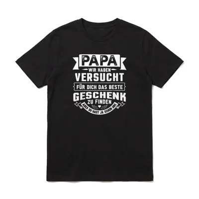 Vatertagsgeschenk Vatertag Papa Sohn T-Shirt – Klassisches T-Shirt in Schwarz