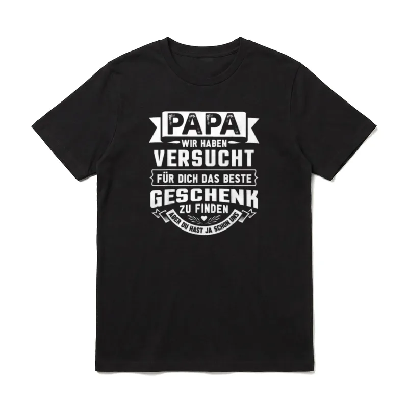 Vatertagsgeschenk Vatertag Papa Sohn T-Shirt – Klassisches T-Shirt in Schwarz