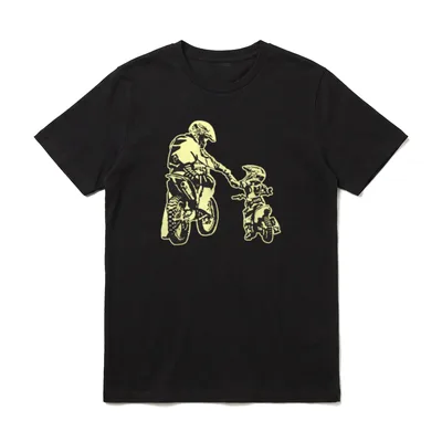 Vater und Sohn Dirt T-Shirt – Klassisches T-Shirt in Schwarz