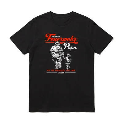 Feuerwehr T-Shirt lustig – Klassisches T-Shirt in Schwarz