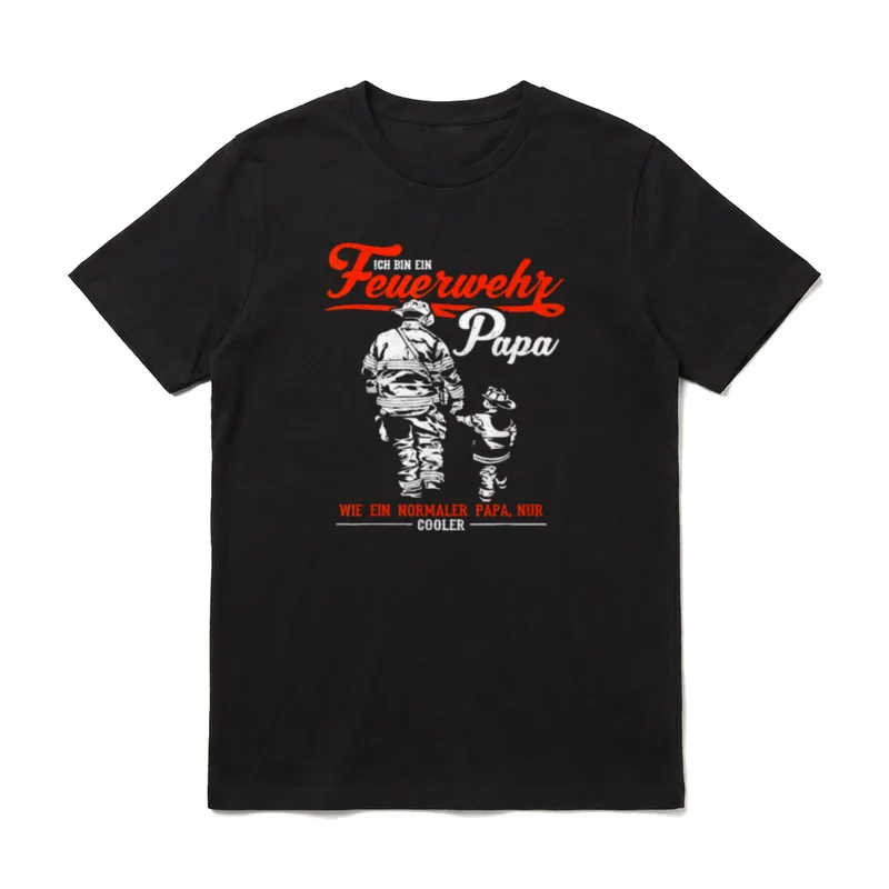 Feuerwehr T-Shirt lustig – Klassisches T-Shirt in Schwarz