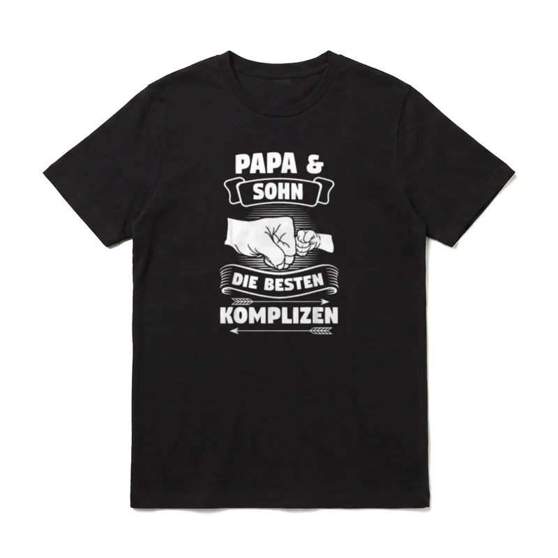Papa Sohn Die Besten Komplizen T-Shirt – Klassisches T-Shirt in Schwarz