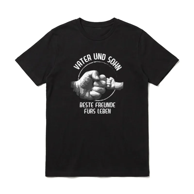 Vater Und Sohn Beste Freunde T-Shirt – Klassisches T-Shirt in Schwarz