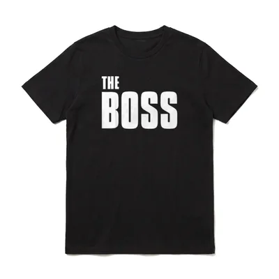 Vater Sohn Partnerlook Outfit The T-Shirt – Klassisches T-Shirt in Schwarz