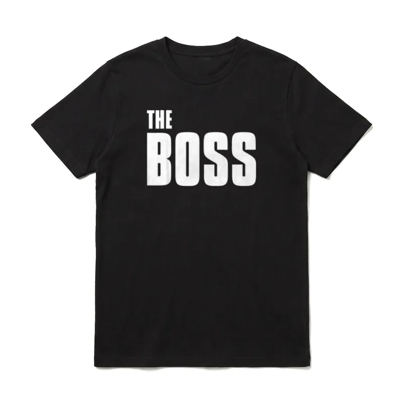 Vater Sohn Partnerlook Outfit The T-Shirt – Klassisches T-Shirt in Schwarz