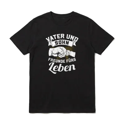 Vater und Sohn Freunde fürs T-Shirt – Klassisches T-Shirt in Schwarz