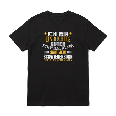 Schwiegervater Lustiges Schwiegersohn,Geschenkidee T-Shirt – Klassisches T-Shirt in Schwarz