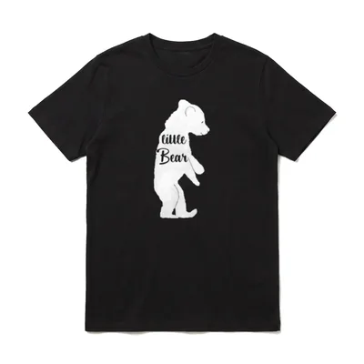 Baby kleiner Sohn Bär T-Shirt – Klassisches T-Shirt in Schwarz